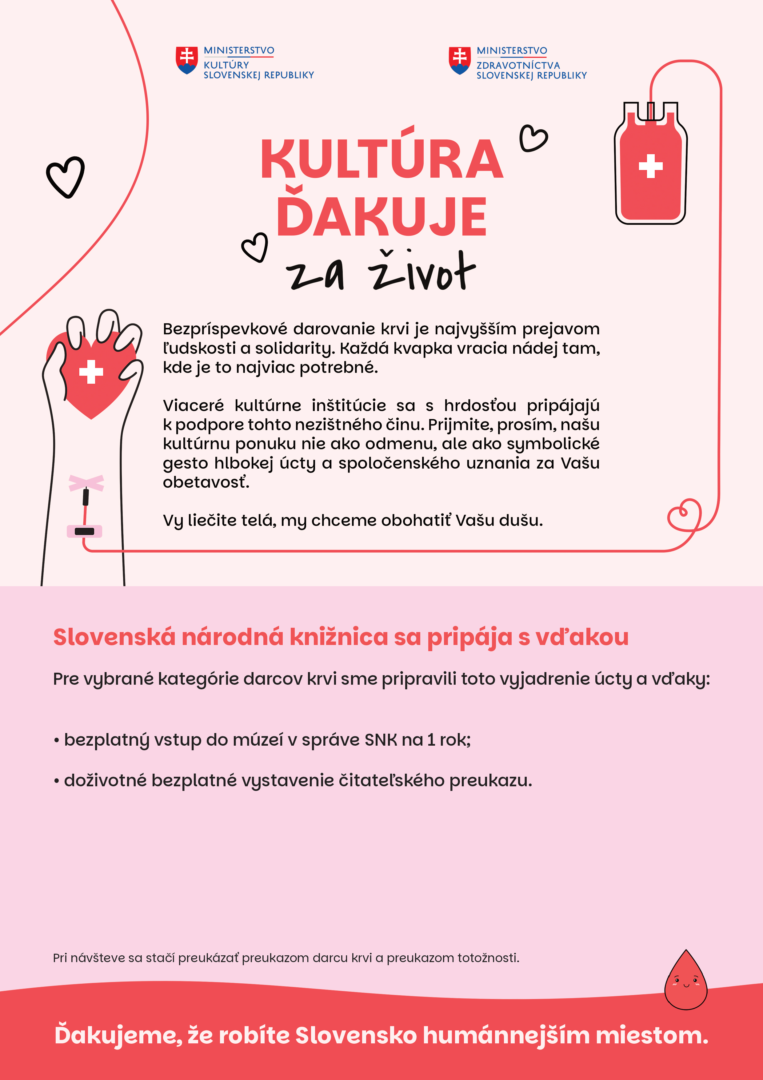 Kultúra ďakuje za život